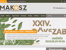 Tablet Screenshot of makosz.ro